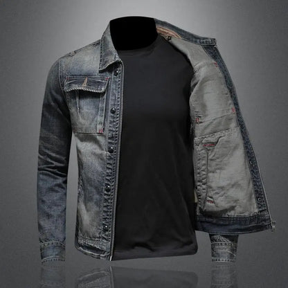 Mike | Retro Denim Jacket