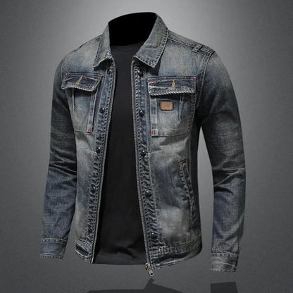 Mike | Retro Denim Jacket