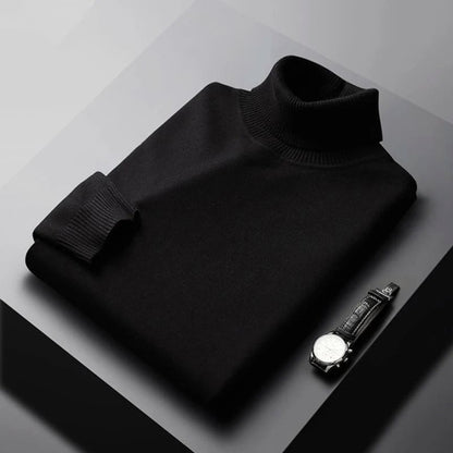 Charles | Luxurious Suave Turtleneck Sweater - Melvida Montréal