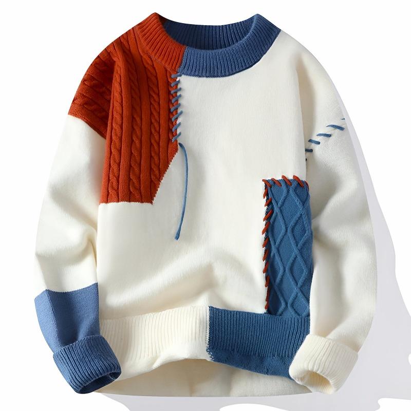 Hudson | Patchwork Sweater - Melvida Montréal