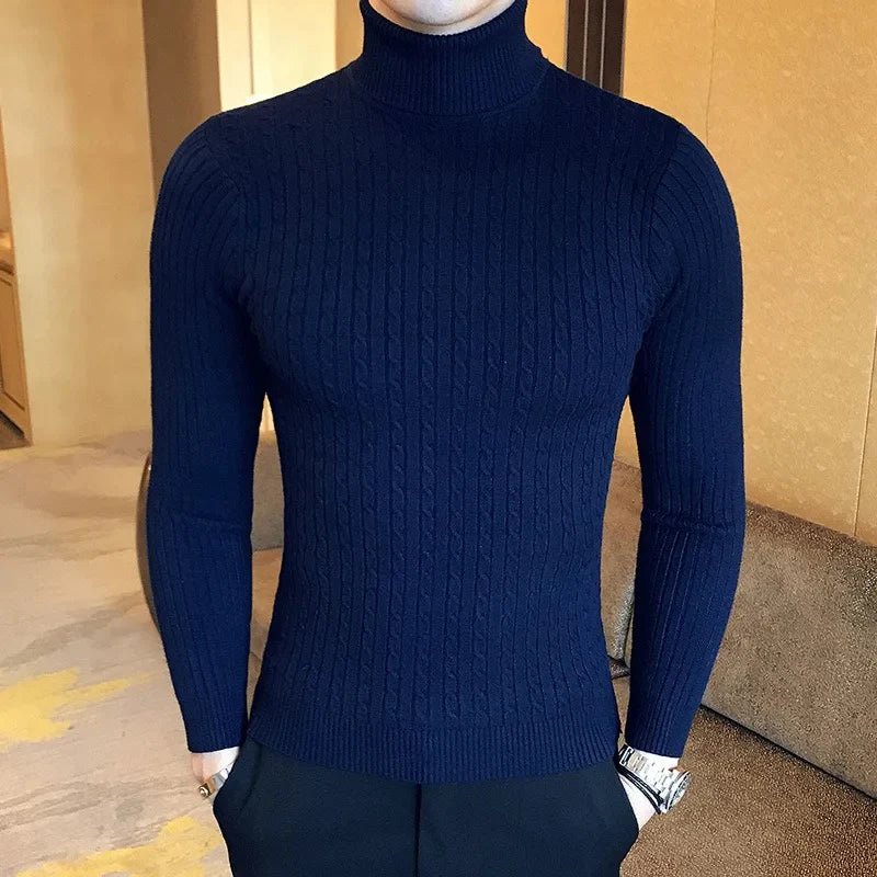 James | Turtleneck Sweater - Melvida Montréal