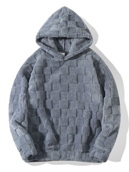 Xavier | Plaid Jacquard Unisex Hoodie